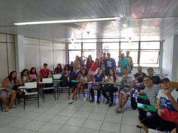 Recepção aos calouros do curso de Turismo / 2019.1